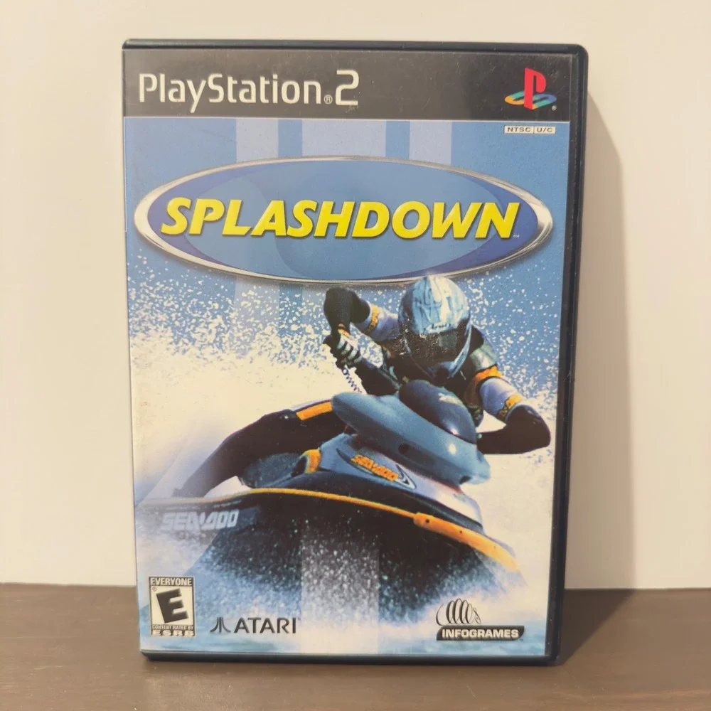 Splashdown PlayStation 2 PS2 Atari Sea-Doo Jet Ski Racing Game SLUS-20223 NTSC